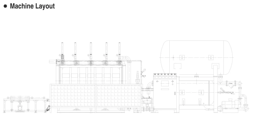 Styrofoam EPS vacuum Block Moulding Machine