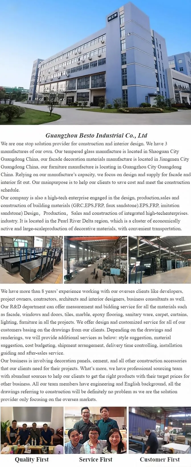 Chinese Designed Grc EPS Factory Price Grc Pillars Factory Supply Grc Decorative Panels Grc Cladding Foam Concrete Mould