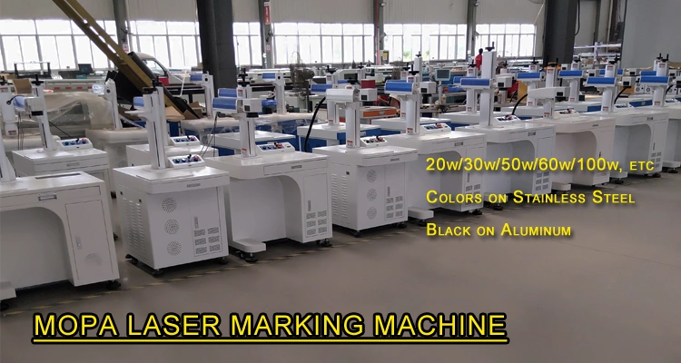 Mopa Laser Marking Machine for Metal ABS PVC Pes Nylon Wood Plating/Coating/Spray Material Plastic Rubber Epoxy