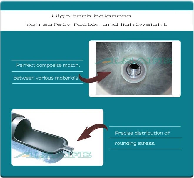 Manufacturer Hpa Carbon Fiber Composite Air Tank