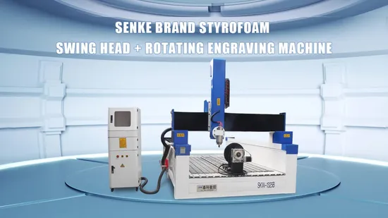 Estatua de espuma de poliestireno de 4 ejes, fresadora de enrutador CNC de espuma de grabado de corte 3D para poliestireno EPS de espuma de poliestireno